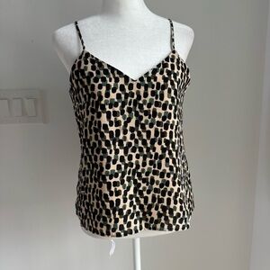 BANANA REPUBLIC Spot Dot Warm Print Strappy Camisole Women’s Size XS NEW